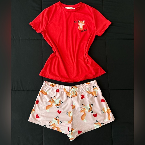 Weekend Edition Fox PJ Set - Picture 1 of 8